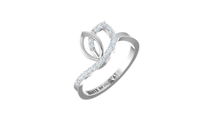 Artisan Leaf-Motif Infinity Wrap