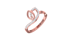 Artisan Leaf-Motif Infinity Wrap