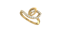 Artisan Leaf-Motif Infinity Wrap