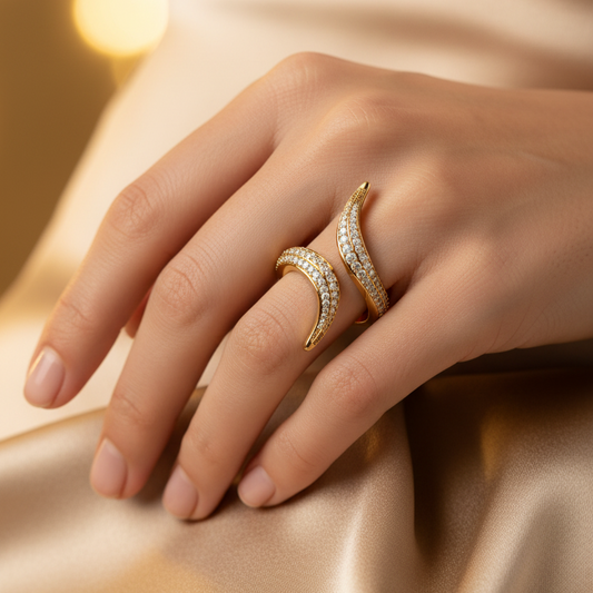 Opulent Sovereign Open Shank Band Natural Diamond