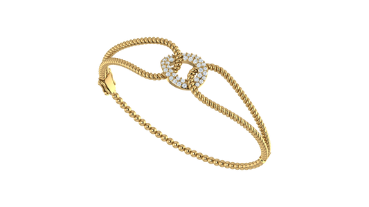 Interlocking Double-Circle Twisted Rope