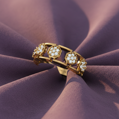 Floating Open-Work and Cluster Diamond