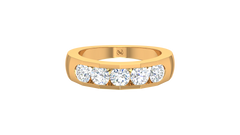 Classic Five Stone Channel Lab Grown Diamond - R758L