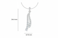 Modern Linear Diamond Drop