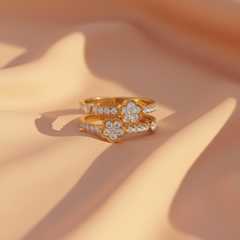 Two-Tiered Flower Diamond