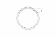 Modernist Infinite Nine Stone Diamond