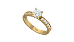 1.00 cttw Center With Side Stone Diamond