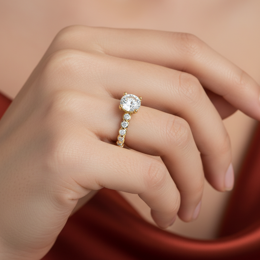 1.50 cttw Center With Side Stone Diamond
