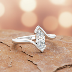 Fancy Marquise One Stone Lab Grown Diamond