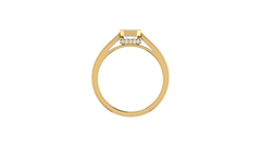 Emerald With Round Diamond