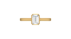 Emerald With Round Diamond