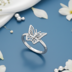 Opulent Symmetrical Butterfly Diamond