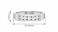 Gabled Setting Linear Channel Set