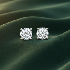 2.15 ctw Round Lab Grown Studs