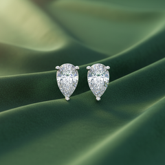 1.20 ctw Pear Lab Grown Studs