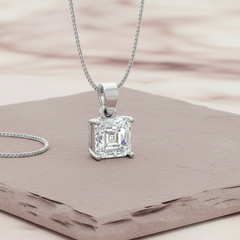 IGI cert. 1.00 ctw One Stone Emerald Square Lab Grown Diamond