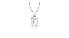 IGI cert. 1.00 ctw One Stone Emerald Lab Grown Diamond