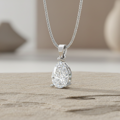 IGI cert. 3.00 ctw One Stone Pear Lab Grown Diamond