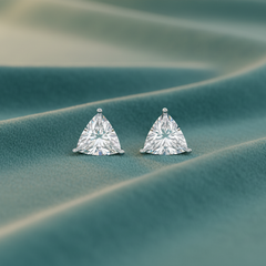 2.00 ctw Trillion Lab Grown Studs