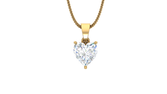 One cttw Heart Shape Lab Grown Diamond