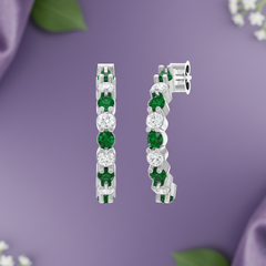 Emerald Curved Diamond Luminary
