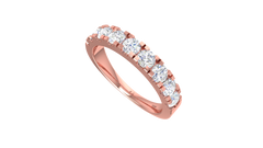 Aria 9-Stone Diamond Stacking Ring