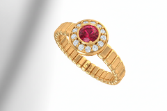 Bezel Halo Ruby Diamond - R2333A