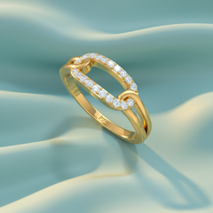 Sparkling Full Encrusted Link Diamond