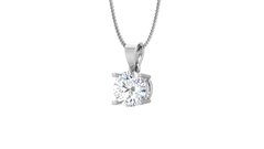 0.75 ctw One Stone Round Lab Grown Diamond