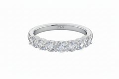 One cttw Seven Stone Lab Grown Diamond