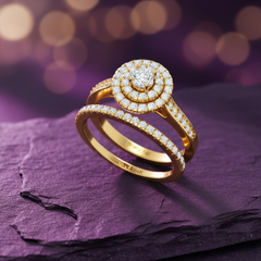 Grand Diamond Ascending Halo Tiered Stacked Layered Cathedral
