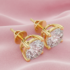 4.00 ctw Round Lab Grown Diamond Studs