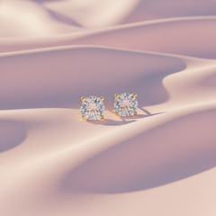 4.00 ctw Round Lab Grown Diamond Studs