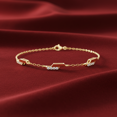 Refined Linear Sparkle Moissanite Bar Diamond