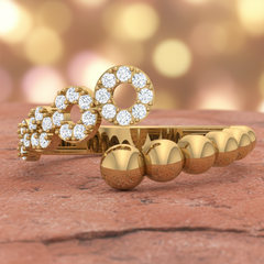 Radiant Sunburst Blooming Celestial Halo Natural Diamond