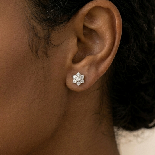 Angular Floral Certified Diamond