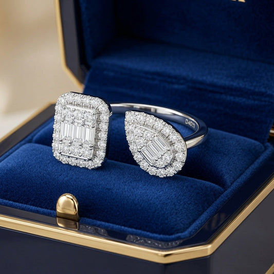 Two-Stone Side-by-Side Solitaire Diamond