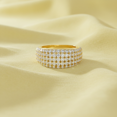 Five-Row Natural Diamond