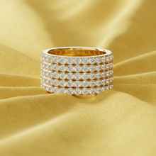 Load image into Gallery viewer, Five-Row Natural Diamond