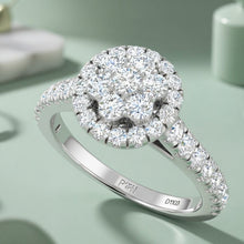 Load image into Gallery viewer, Flower Halo Blooming Crown Diamond