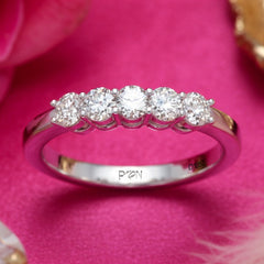 Five Stone Prong Diamond
