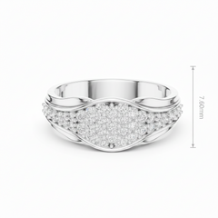 Contoured Diamond Cluster