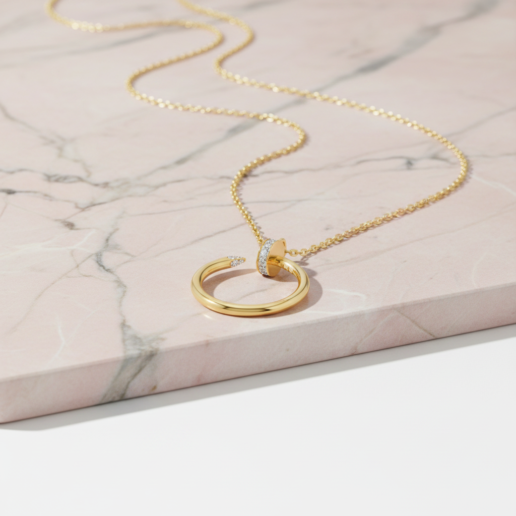 Round Spike Pavé Diamond Grandeur