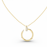 Round Spike Pavé Diamond Grandeur