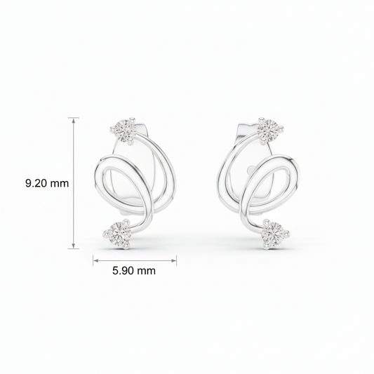 Swirl Spiral Flow Diamond
