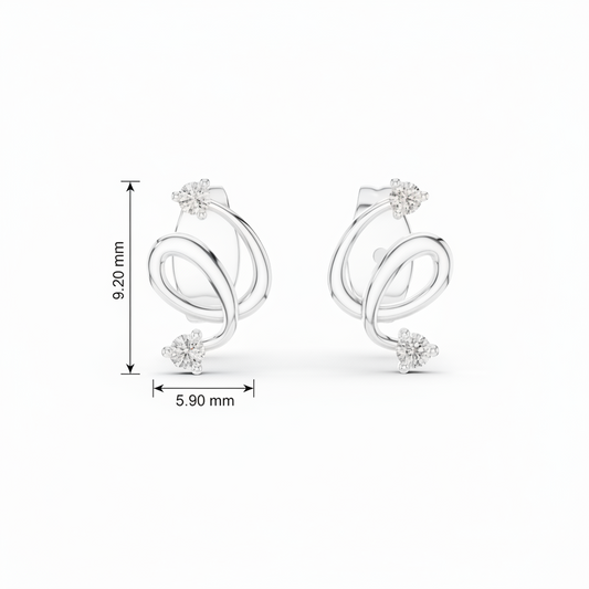 Twisted Flow Ribbon Diamond Prestige