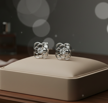 Load image into Gallery viewer, Geometric Four Leaf Diamond Opulence