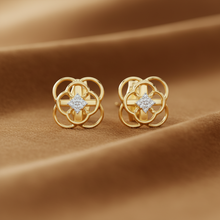 Load image into Gallery viewer, Geometric Four Leaf Diamond Opulence