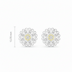Antique Style Rosette Diamond