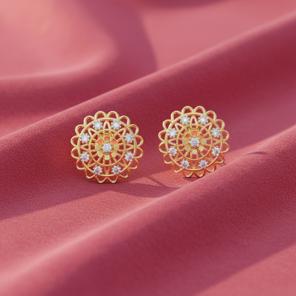 Antique Style Rosette Diamond